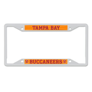 �y�����O�b�Y�zNFL �o�b�J�j�A�[�Y �J�[�p�i �i���o�[�t���[�� WinCraft �z���C�g (Colored Metal License Plate Frame -S/S CORE)