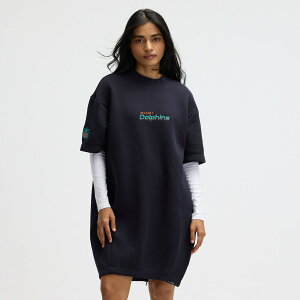 �y�����O�b�Y�zNFL �h���t�B���Y �����s�[�X Nike/�i�C�L ���f�B�[�X �l�C�r�[ (25 Women's Nike Rivalries Oversized Tech Fleece Dress)