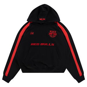 �y�����O�b�Y�zMLS ���b�h�u���Y �p�[�J�[ Live Breathe Futbol �����Y �u���b�N (LBF S26 Unisex Rossi PO Hood)