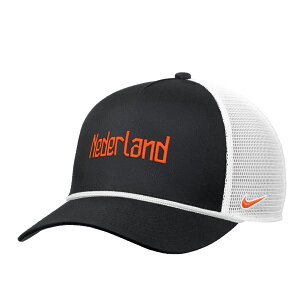 �y�����O�b�Y�zNATIONAL TEAM �I�����_��\ �A�W���X�^�u���L���b�v Nike/�i�C�L �����Y �u���b�N (BCS S26 Men's Rise Rope Trucker Hat)