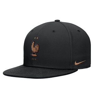 �y�����O�b�Y�zNATIONAL TEAM �t�����X��\ �X�i�b�v�o�b�N �L���b�v Nike/�i�C�L �����Y �u���b�N (BCS S26 Men's Flatbill Snapback Hat)