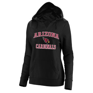 �y�����O�b�Y�zNFL �J�[�f�B�i���X �p�[�J�[ Fanatics/�t�@�i�e�B�N�X ���f�B�[�X �u���b�N (NFL Womens PRF Plus Heart & Soul Notch Neck POH - R)