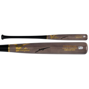 Junior Caminero Tampa Bay Rays Autographed Victus Game Model Bat