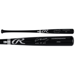 Ethan Holliday Colorado Rockies Autographed Black Rawlings Pro Bat with 2025 #4 Pick Inscription