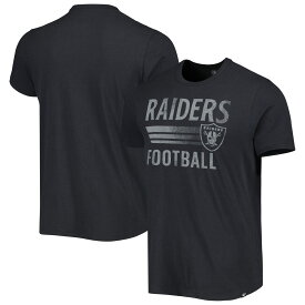 【公式グッズ】NFL レイダース Tシャツ '47 メンズ ブラック (Men's 47 Brand Rider Franklin SST)