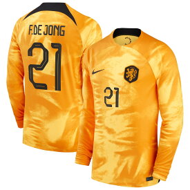 NATIONAL TEAM オランダ代表 デ・ヨング レプリカ ユニフォーム Nike ナイキ メンズ オレンジ (15786 JERMENCRP)