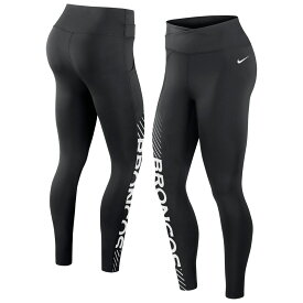 NFL ブロンコス レギンス Nike ナイキ レディース ブラック (23 Women's Yard Line Full Length Legging)