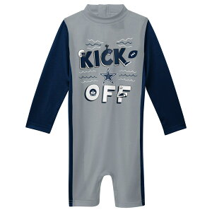 �y�����O�b�Y�zNFL �J�E�{�[�C�Y ���� Outerstuff �g�h���[�E�c���T�C�Y �O���C (23 Toddler Wave Runner LS Wetsuit)