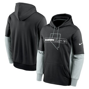 �y�����O�b�Y�zNFL ���C�_�[�X �t���[�X �v���I�[�o�[ �p�[�J�[ Nike/�i�C�L �����Y �u���b�N (23 NFL FANGEAR Men's Nike Therma Color Block Fleece Hoodie)