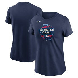 MLB オールスター Tシャツ Nike ナイキ レディース ネイビー (Women's Nike Logo Cotton All Star Game Tee)