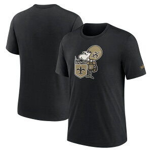�y�����O�b�Y�zNFL �Z�C���c T�V���c Nike/�i�C�L �����Y �u���b�N (23 NFL FANGEAR Men's Nike Rewind Logo Short Sleeve Triblend)
