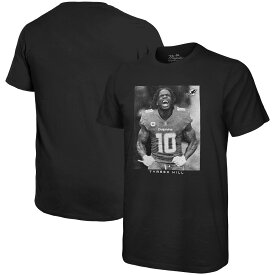 NFL ドルフィンズ タイリーク・ヒル Tシャツ Majestic（マジェスティック） メンズ ブラック (Men's Player Image Oversized SST)