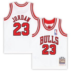 NBA ブルズ マイケル・ジョーダン オーセンティック ユニフォーム Mitchell & Ness（ミッチェル＆ネス） ベビー ホワイト (OST MNC Infant Authentic Michael Jordan Jerseys)