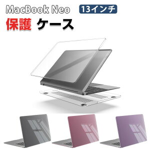 Apple MacBook Neo 13�C���` 2026���f���Ή� �P�[�X �m�[�gPC �n�[�h�P�[�X �J�o�[ ��� ��� 2�Z�b�g PC�f�� ���� �ϏՌ� ���p �{�̂�������ی� �|���J�[�{�l�[�g��