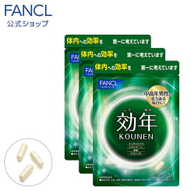 効年 90日分 【ファンケル 公式】[ FANCL サプリ サプリメント 健康食品 ビタミンd ビタミン トンカットアリ ジオスゲニン 亜鉛 エイジングケア 男性 健康 まとめ買い 栄養補助食品 トンカットアリエキス メンズサプリ 健康維持 ヘルスケア 中高年 山芋 メンズ 男性用 ]