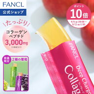 【ポイント10倍 9/4(金) 20:00〜9/11(金) 1:59まで】ディープチャージ コラーゲン スティックゼリー 機能…