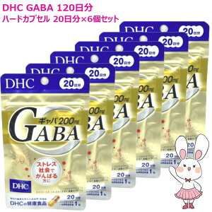�y�ܖ�����2029�N2���E6�Z�b�g�zDHC �M���o GABA 120���� 20����×6�Z�b�g �T�v�������g ���N�H�i ���N�T�v�� ���e�T�v�� �X�g���X �f�B�[�G�C�`�V�[