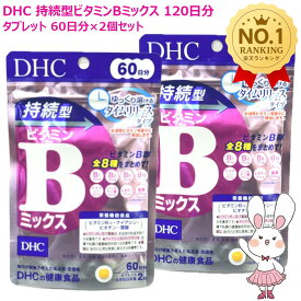 【賞味期限2028/01・2個セット】DHC 持続型ビタミンBミックス 120日分 60日分×2個セット サプリメント 健康食品 栄養機能食品 健康サプリ 美容サプリ 健康応援 マルチサプリ ディーエイチシー