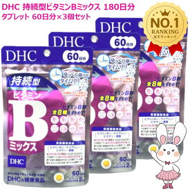 【賞味期限2028/01・3個セット】DHC 持続型ビタミンBミックス 180日分 60日分×3個セット サプリメント 健康食品 栄養機能食品 健康サプリ 美容サプリ 健康応援 マルチサプリ ディーエイチシー