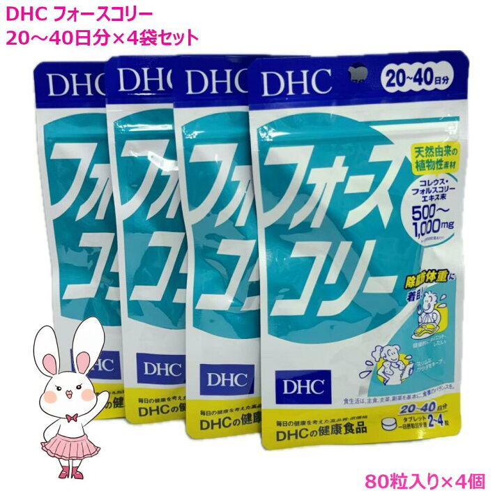 楽天市場】【賞味期限2029年2月】DHC フォースコリー 20日～40日分×4袋 