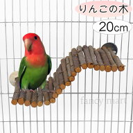 鳥 インコ ステージ 止まり木 変形 ステップ 足場 階段 リンゴの木 りんご 遊び場 天然木 アスレチック …
