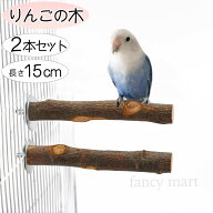 インコ セキセイインコ ボタンインコ マメルリハ コザクラインコ 止まり木 小型インコ リンゴの木 ステッ…