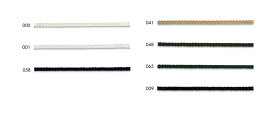 レーヨン江戸打コード 丸ひも (幅 :約3mm）《価格は1mのお値段です・巻単位購入50%オフ・1巻＝30m》(No.122-331-333)