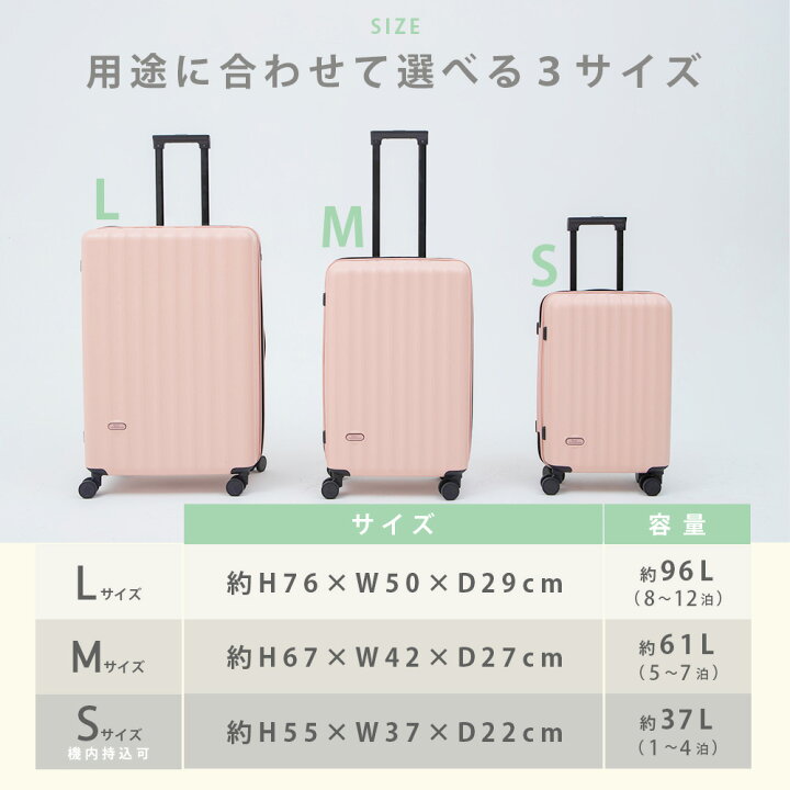 楽天市場】【50%OFFクーポン配布中】スーツケース 機内持ち込み s 
