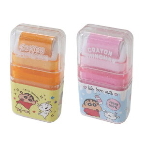メール便OK クレヨンしんちゃん ローラー消しゴム ( ダンス / ミルク ) KS-5540081DC KS-5540082MK 文房具 キャラクター 消しゴム 筆記用具 新学期 新入学 しんちゃん しんのすけ