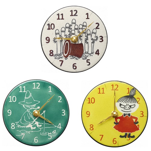 楽天市場】ムーミンシリーズ陶器掛置兼用時計 ( ニョロニョロ 