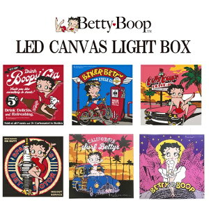 xeB EH[A[g Betty Boop LED Canvas Light xeB LoX Ǌ| AJ G CeA Mtg v[g 