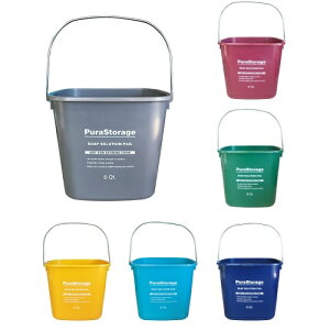 PuraStorage 6QT �v���X�g���[�W �o�P�c �K���[�W �A�����J�� �G�� �|�� �y�C���g �S�~�� ���[ ���