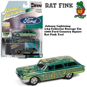 �_�C�L���X�g���^�� 1:64 Rat Fink 1960 Ford Country Squire Green / Teal ���b�g�t�B���N �~�j�J�[ �O���[�� �A���g�C �A�����J�� �G�� �C���e���A �u�� �� ��������