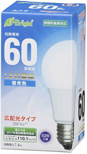 LED�d�� 60�`���� 815lm �����F E26 �L�z��230° ���`���Ή� LED �d�� �C���e���A LDA7D-G AS2C1 ��������