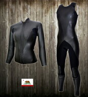 classic smooth black Women'sロングジョン＆ジャケットセット