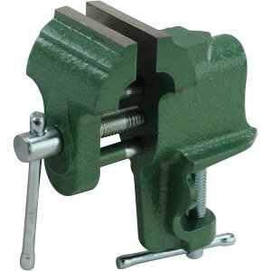 長谷弘工業 ユニック ベンチバイス 50mm グリーン 卓上万力 彫金 ホビー クラフト 作業 工作台 鋳鉄製 万力 固定