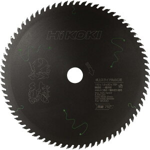 HIKOKI(ハイコーキ) 卓上丸のこ用スーパーチップソー 黒鯱(クロシャチ) No.0037-7182 外径190mm 刃数75P