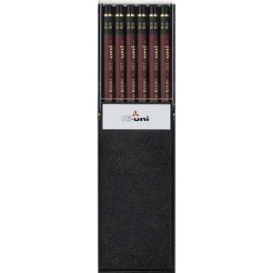 Hi-uni(ハイユニ) 鉛筆 5H 1ダース(12本) 三菱鉛筆 えんぴつ 黒 硬筆 書写 デッサン クロッキー スケッチ HU5H