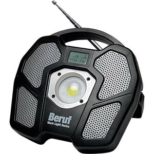 イチネンアクセス LED 充電式 投光器 BTK-1301RRD ラジオ付 ポータブル ワークライト AM FM ラジオ モバイルバッテリー機能 スマホ充電 ライト 現場 アウトドア