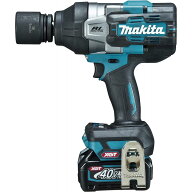 マキタ Makita 40Vmax 充電式 インパクトレンチ 2.5Ah バッテリ2本・充電器・ケース付 TW001GRDX 防水 防…