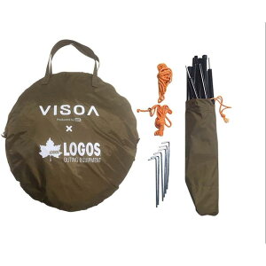 �Ɖ����b�N VISOA×LOGOS �J�[�W���C���g�^�[�v UV1 ���A�Q�[�g��t �|�b�v�A�b�v�^�C�v �y�����ԁ`�~�j�o�� �R���p�N�g �A�E�g�h�A