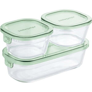 CL iwaki ϔMKX ۑe O[ 3Zbg pbN&W PSC-PRN-3G2 KX ۑ ` lp