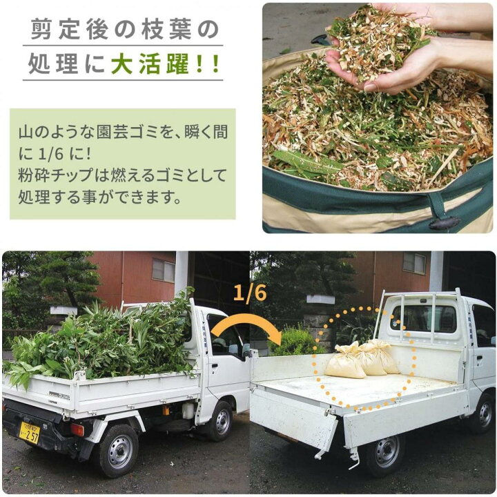 楽天市場】山善 電動ガーデンシュレッダー YGS-30B 園芸用 電動粉砕機 