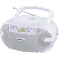 【在庫有・即納】オーム電機AudioComm CDラジオ CDプレーヤー ポータブル コンパクト ステレオ RCR-875Z …