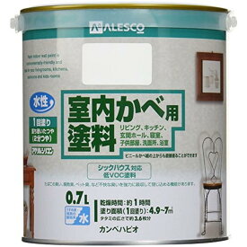 カンペハピオ 室内かべ用塗料 ホワイト 0.7L