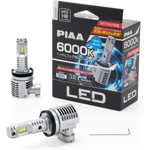 y݌ɗLE[zPIAA(sA) wbhCg/tHOvp LED LEH232 H8/H9/H11/H16 6000K ԌΉ 34W 6000lm 12V/24Vp J[pi
