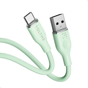 VOLTME �{���g�~�[ �[�d�P�[�u�� QC3.0�Ή� USB-A��USB-C 60W 1m �O���[�� C2123 AtoC �����[�d �V���R�� USB �P�[�u��