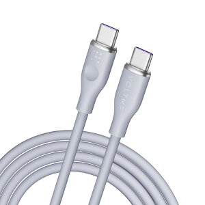 VOLTME �{���g�~�[ �[�d�P�[�u�� USB-C��USB-C 1.8m PD �Ή� �O���[ 5A�E100W �f�[�^�]�� �}���[�d �V���R���P�[�u�� CtoC C2149