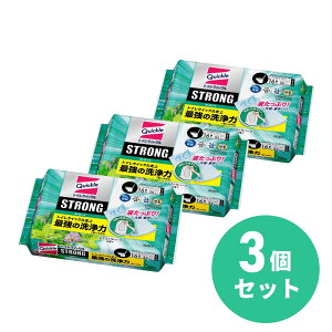 【まとめ買い】花王 Kao トイレクイックル ストロング エクストラハーブの香り つめかえ用 16枚×3個セット トイレ掃除 便座 尿ハネ 掃除用シート