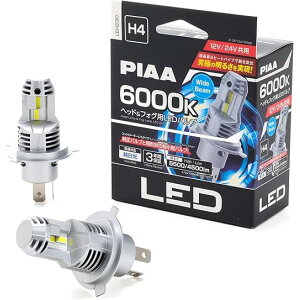 y݌ɗLE[zPIAA(sA) wbhCg/tHOvp LED LEH230 H4 6000K ԌΉ 34/34W Hi5500/Lo4500lm 12V/24Vp J[pi